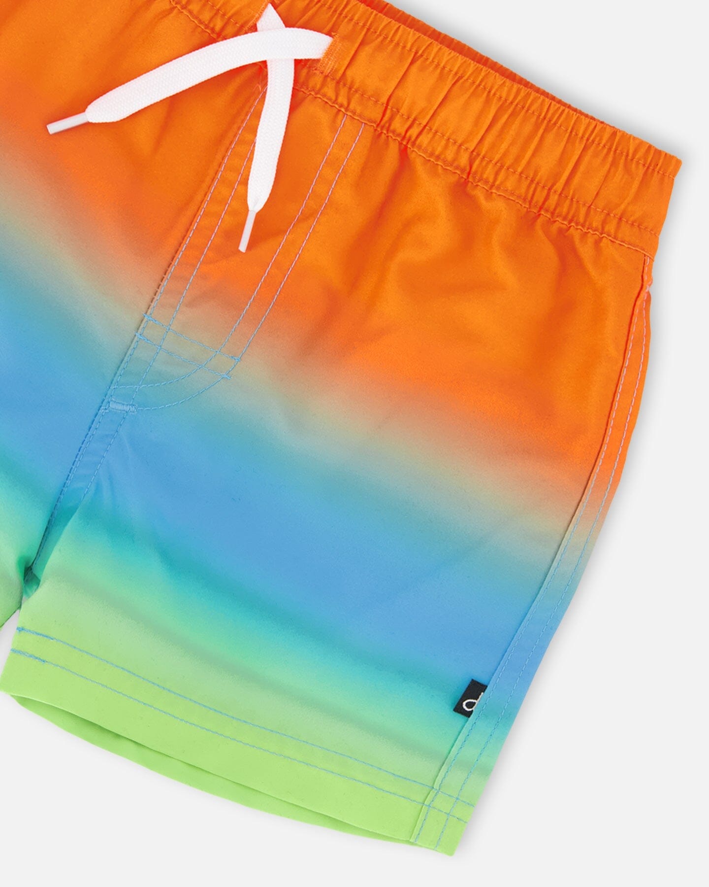 Boardshorts Orange Blue And Green Gradient