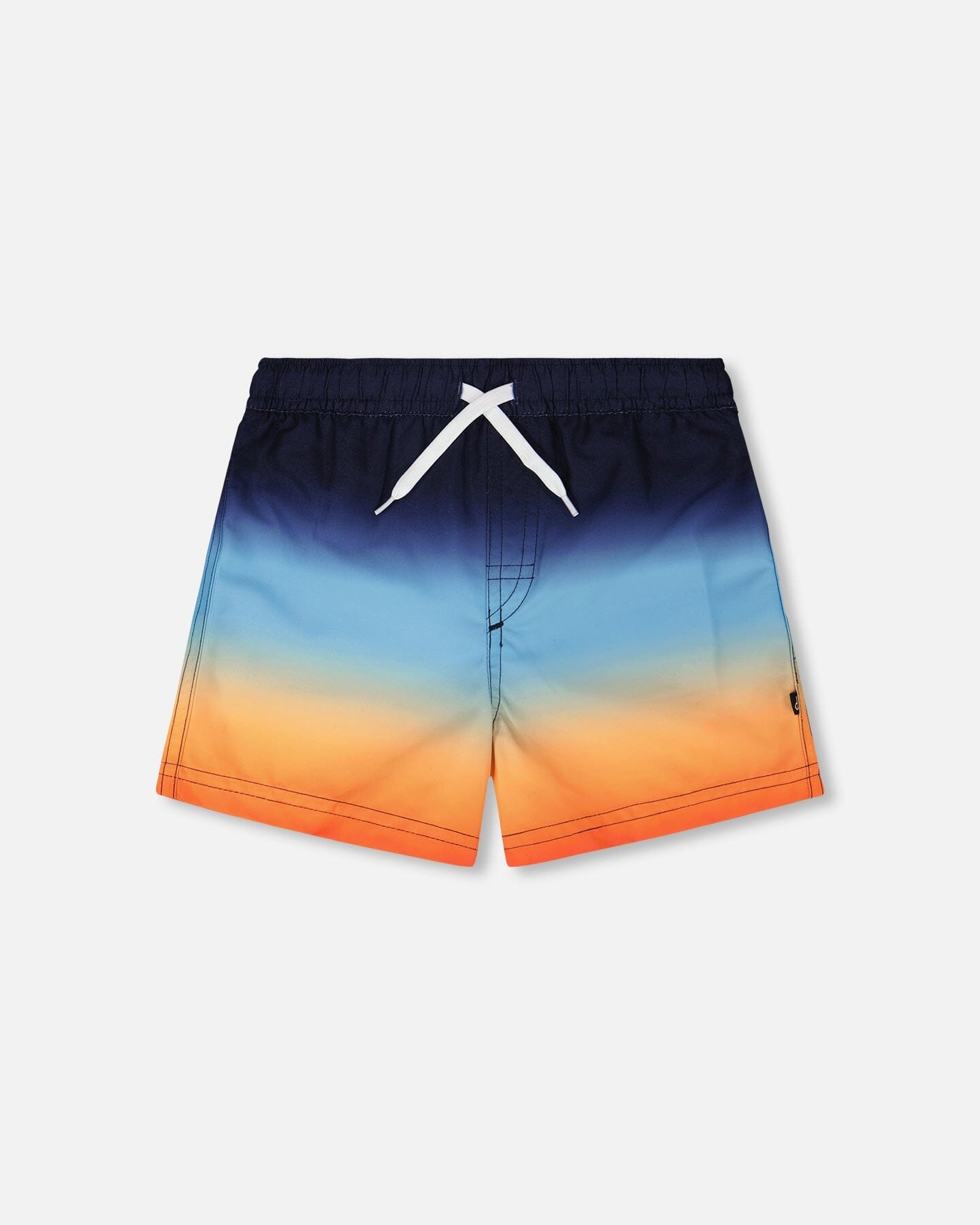 Swim Trunks Blue And Orange Gradient