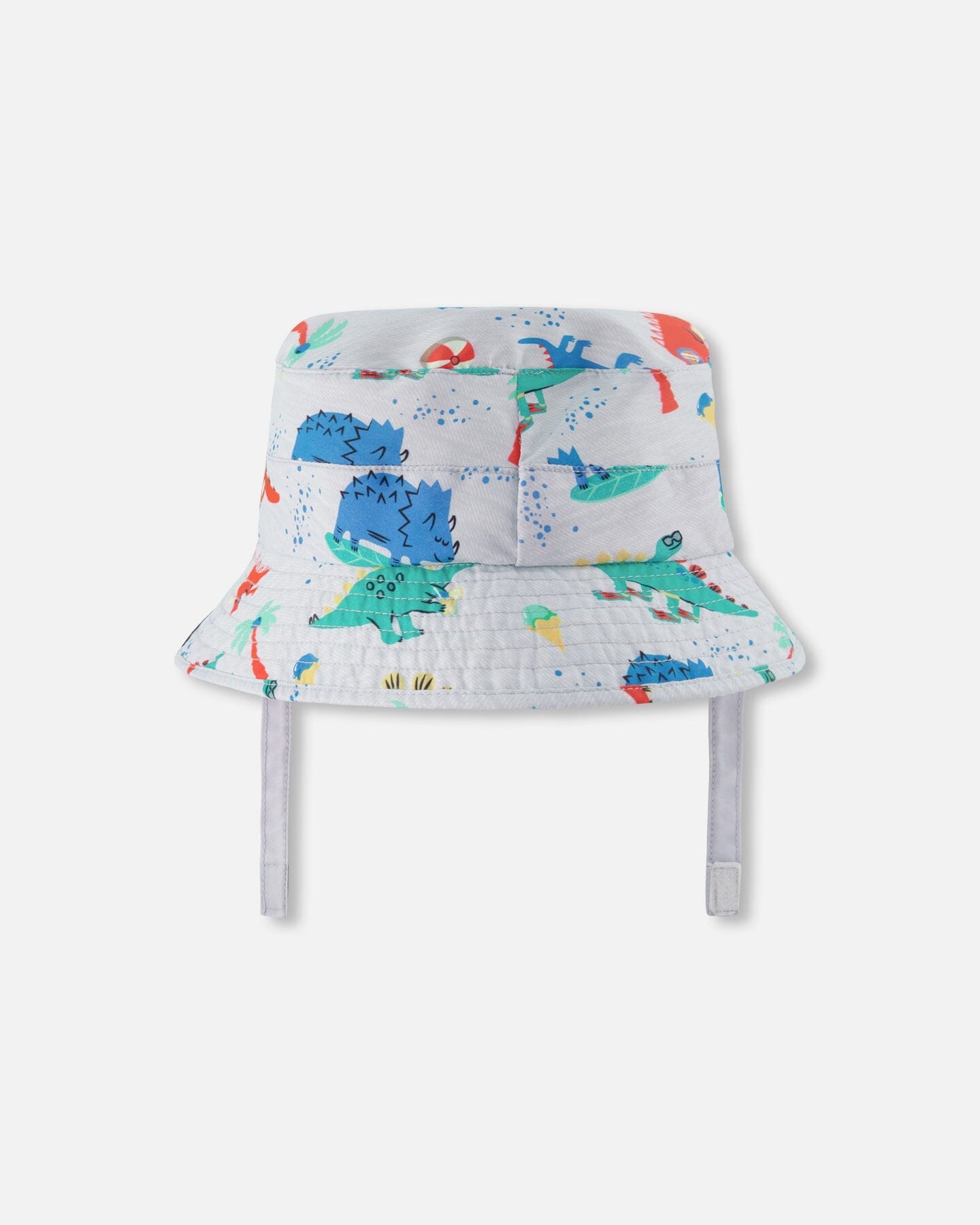 Recycled Polyester Beach Hat Blue Baby Dinosaur Print