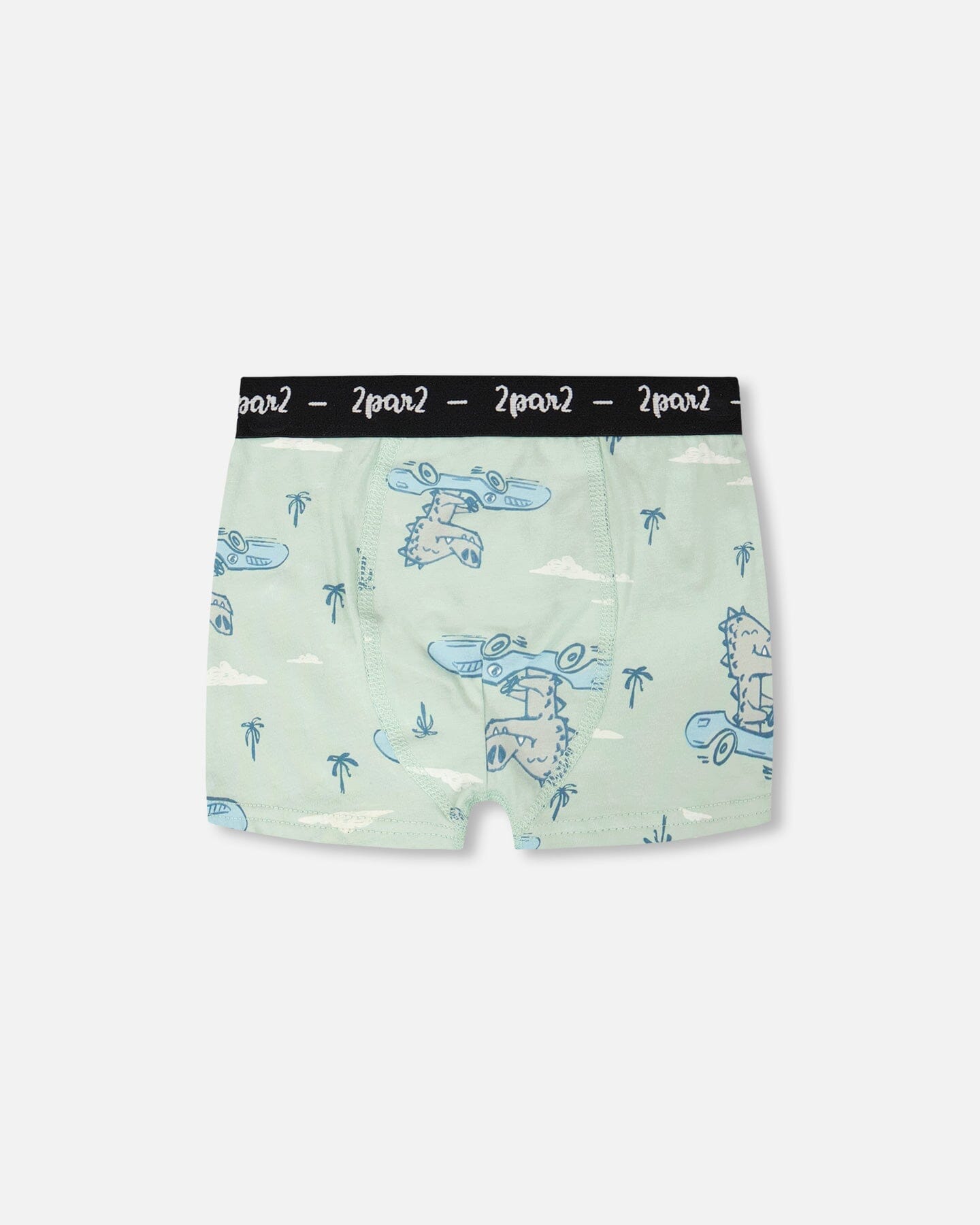 Organic Cotton Boxer Green Crocodile Print