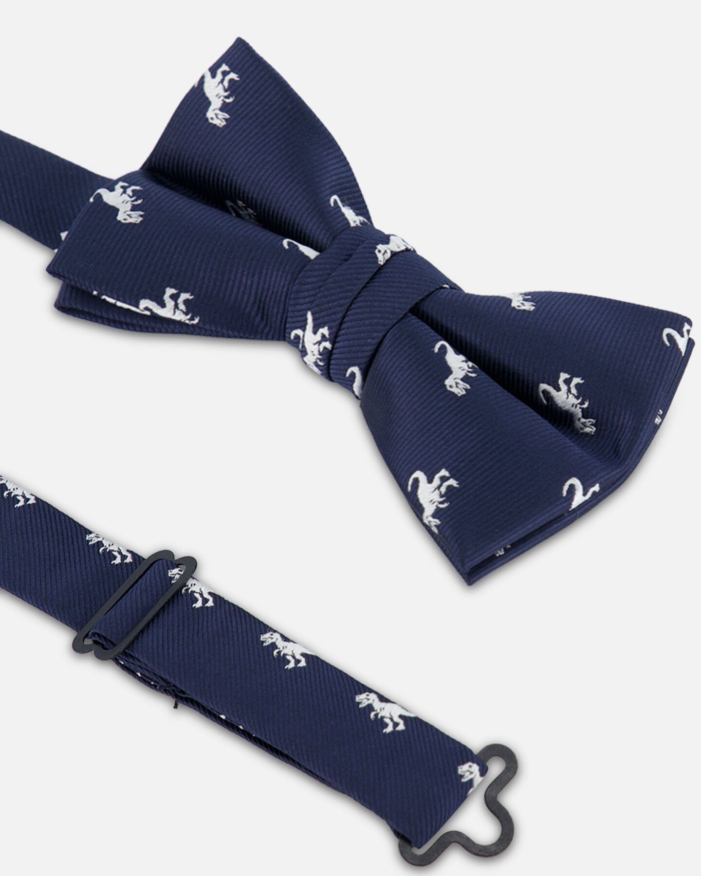 Bow Tie Blue Dino Print