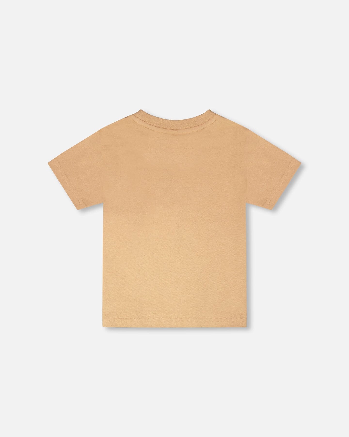 Organic Cotton Short Sleeve T-Shirt Beige