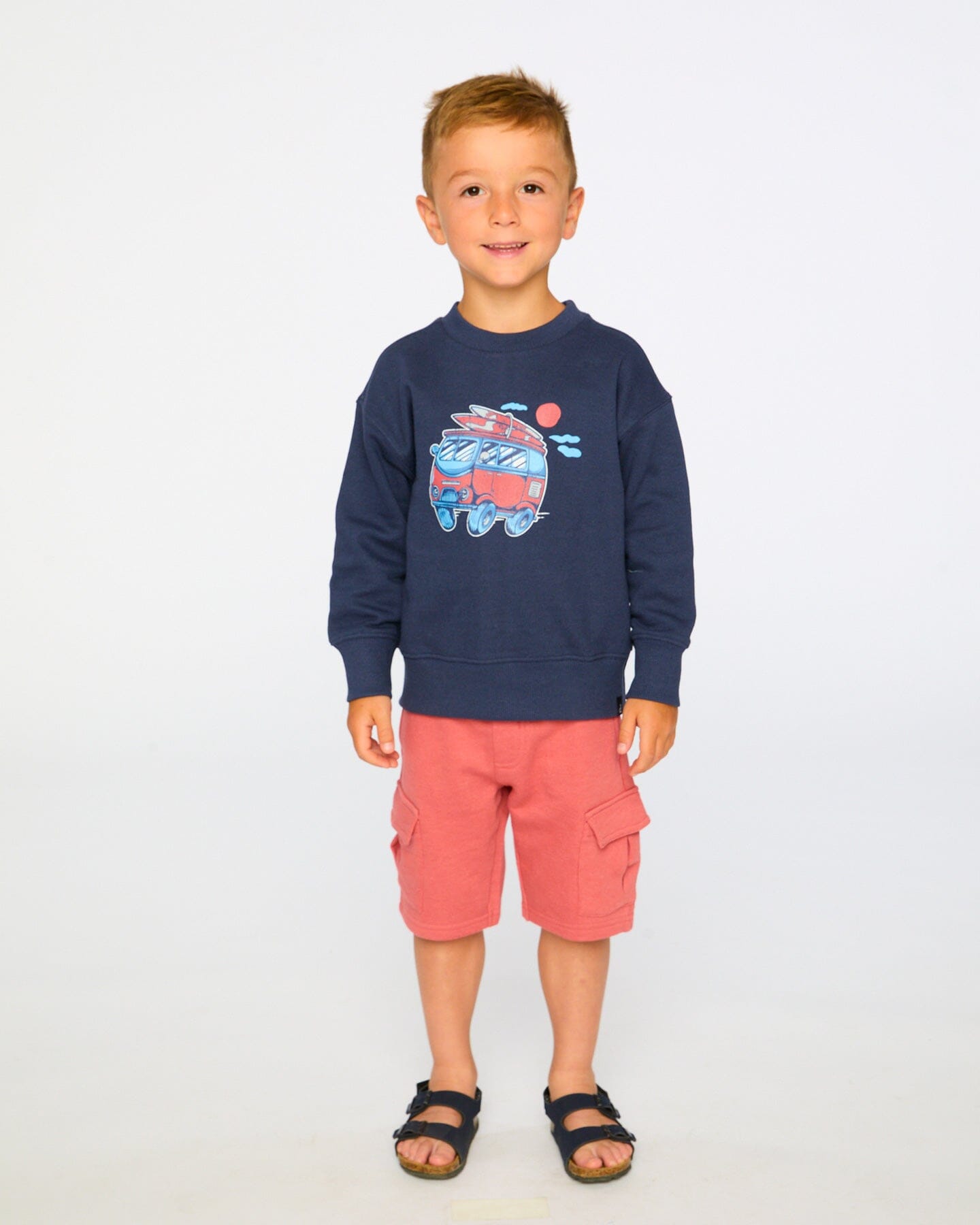 French Terry Sweatshirt Blue