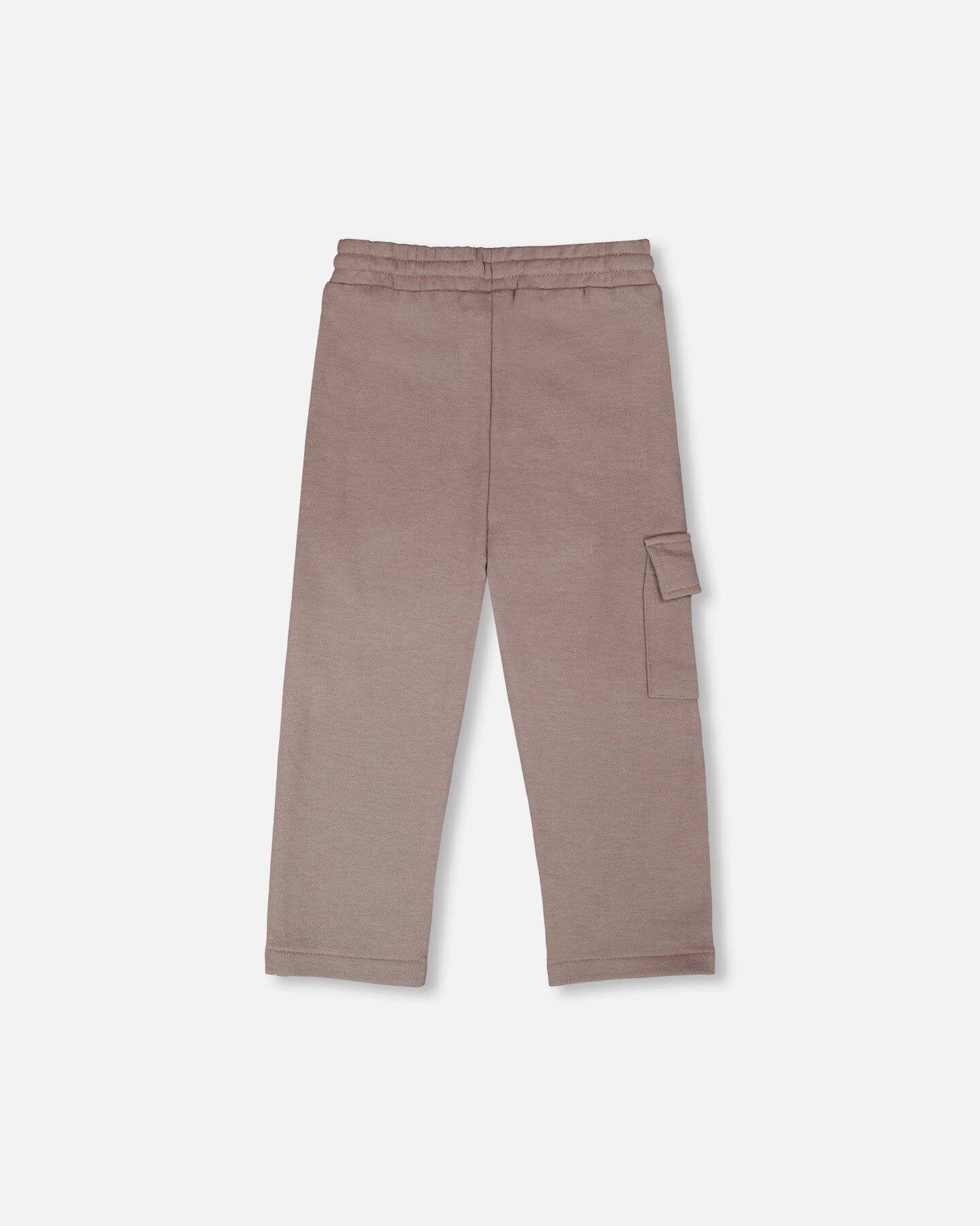 French Terry Sweatpants With Cargo Pocket Taupe