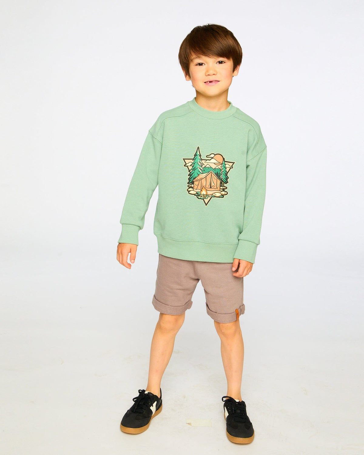 French Terry Shorts Taupe