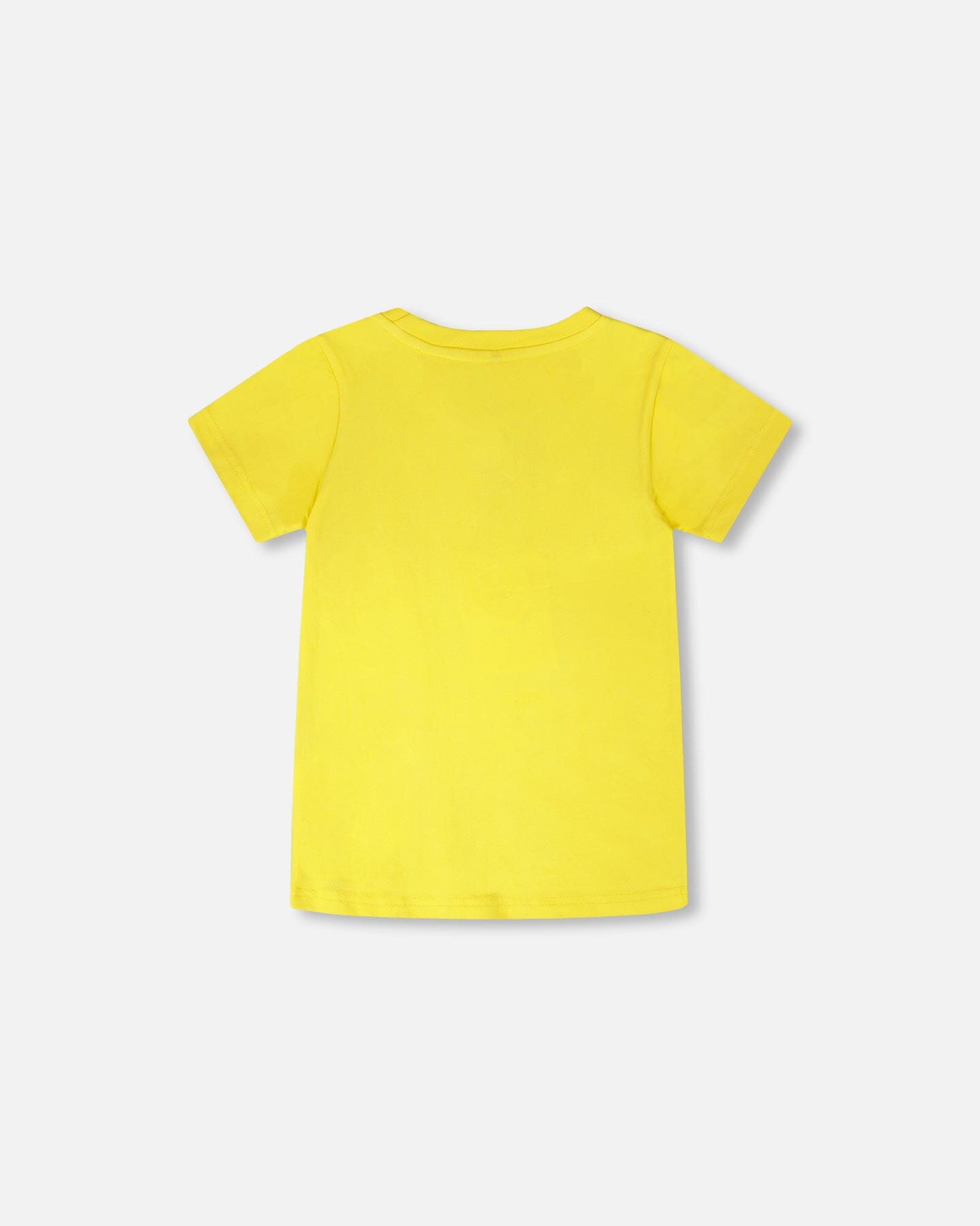Organic Cotton Jersey T-Shirt With Gamer Print Yellow