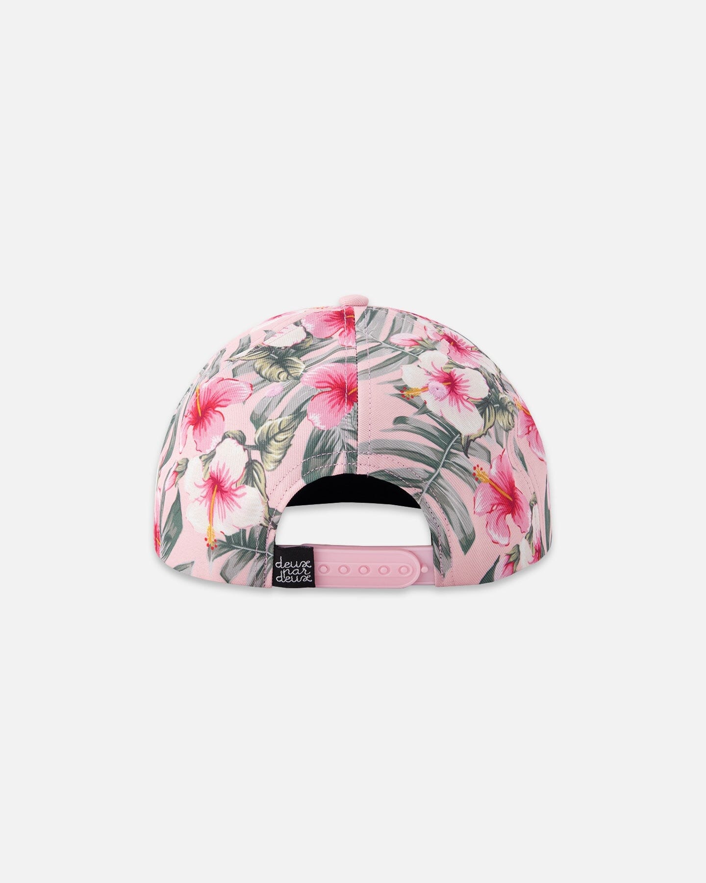 Cap Pink Hibiscus Print