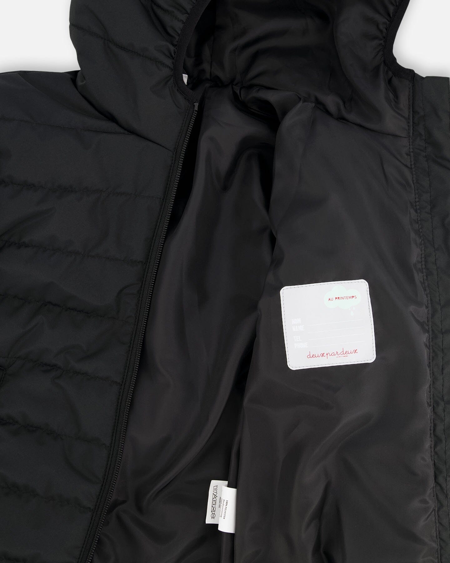 Quilted Mid-Season Jacket Black