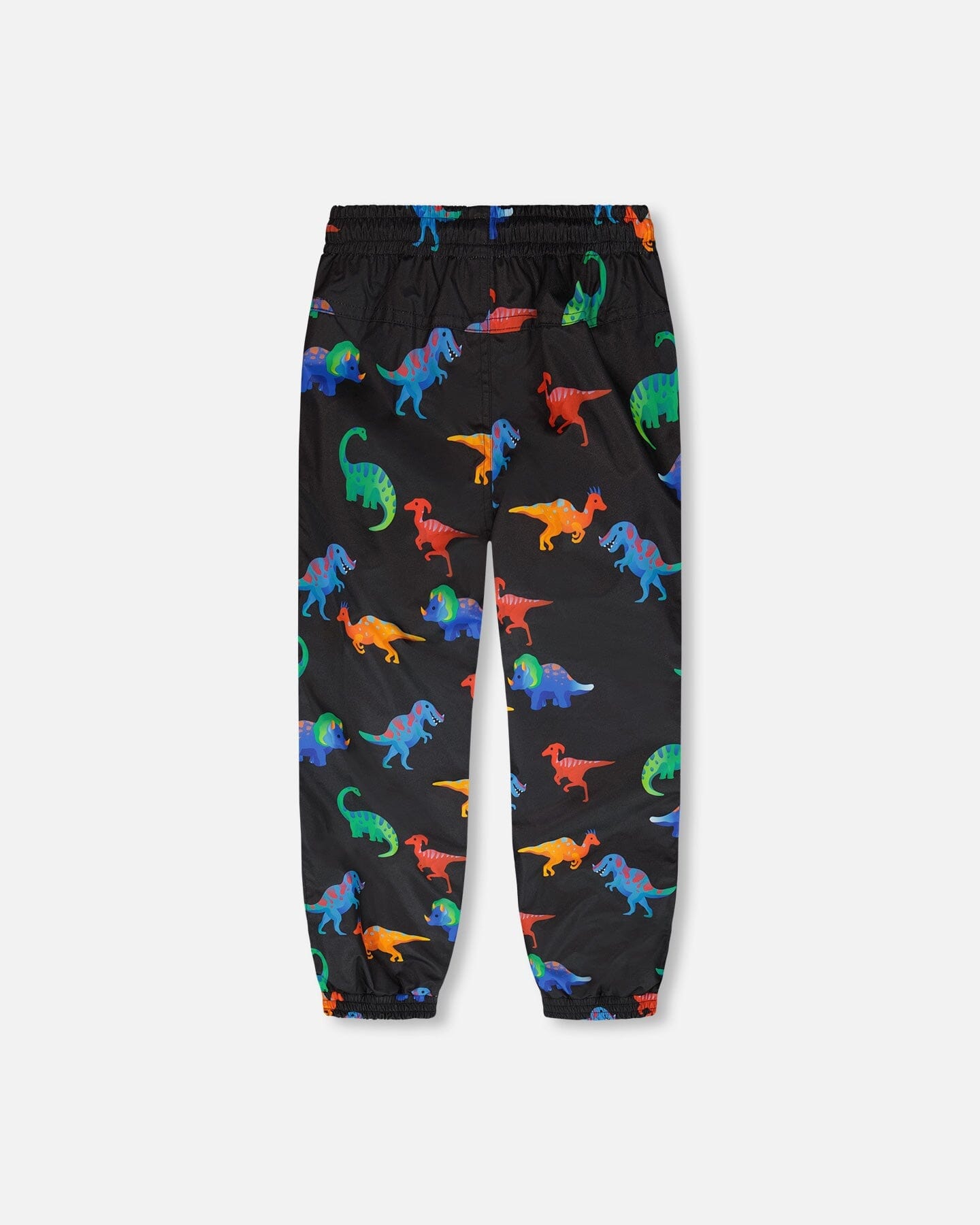 3-In-1 Two-Piece Mid-Season Outerwear Set Black Dinosaur Print