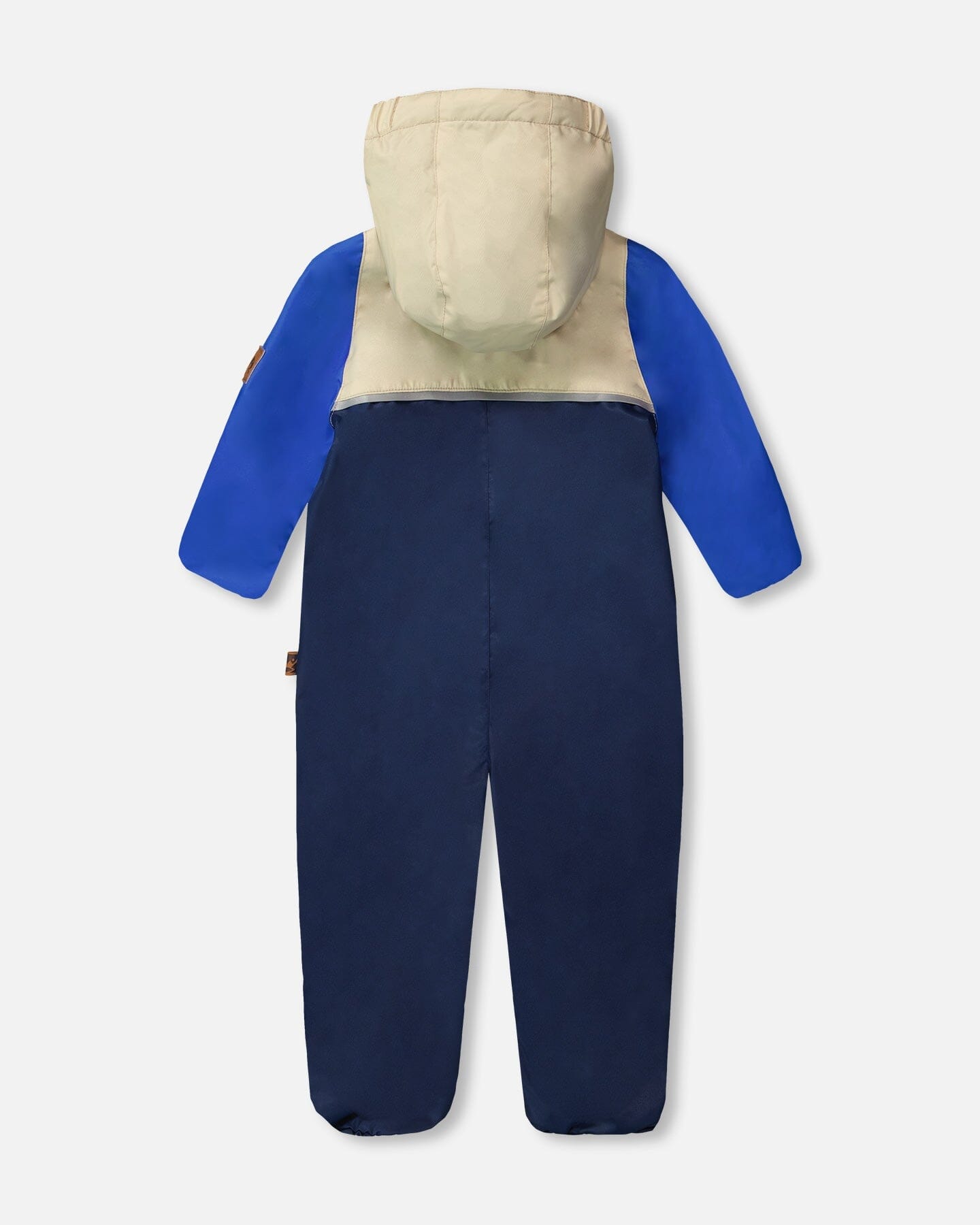 Baby Mid-Season One-Piece Outerwear With Hat Beige