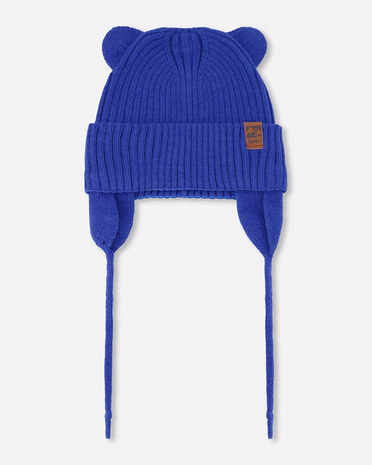 Baby Knit Hat Royal Blue