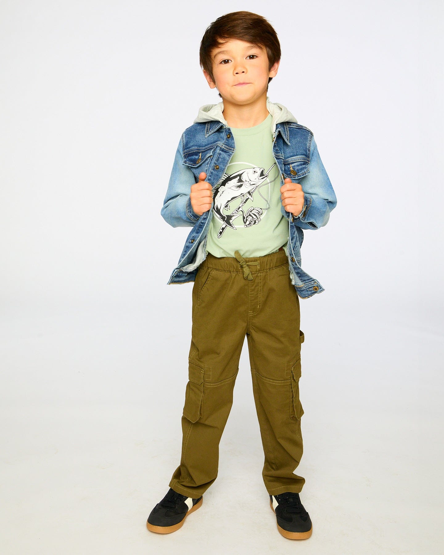 Stretch Twill Carpenter Pants Dark Khaki Green