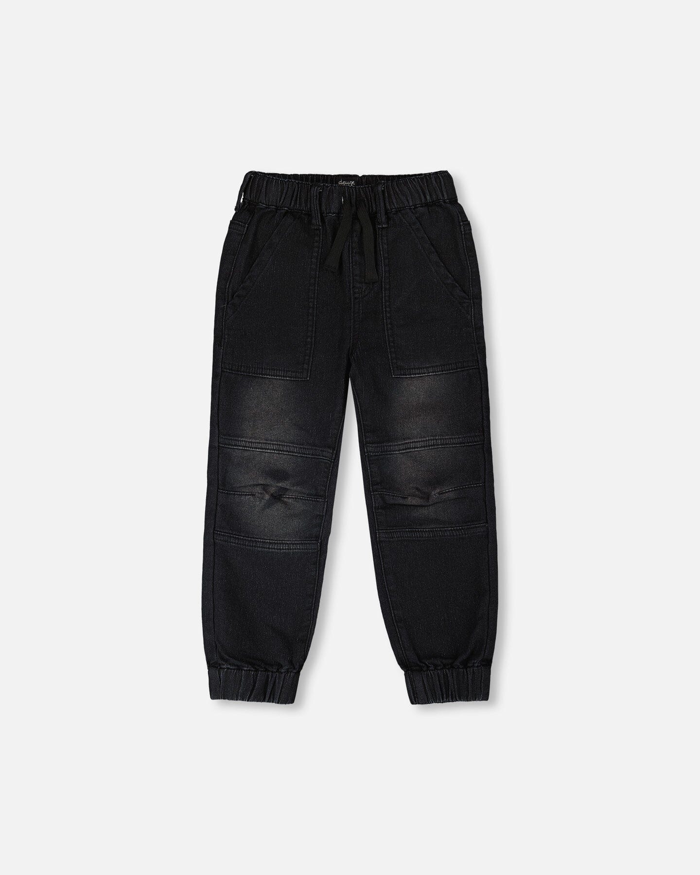 Stretch French Terry Denim Jogger Grey