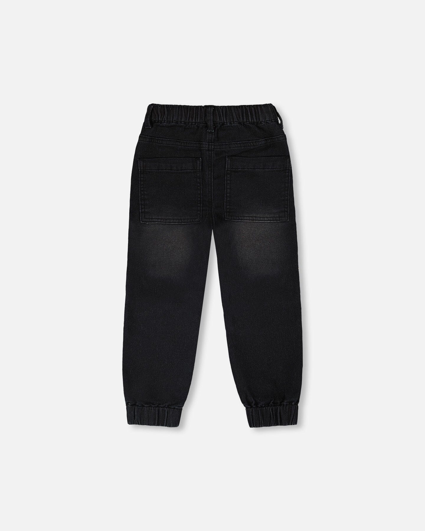 Stretch French Terry Denim Jogger Grey