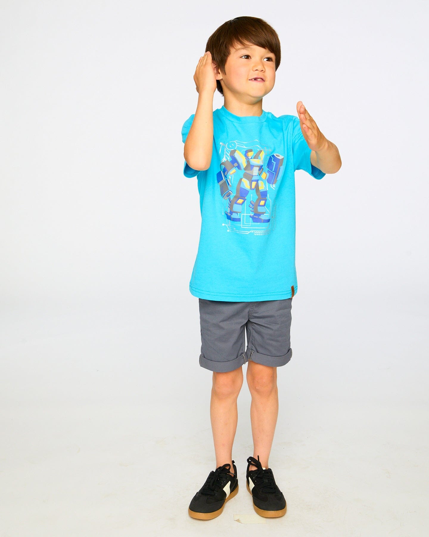 Stretch Twill Shorts Grey