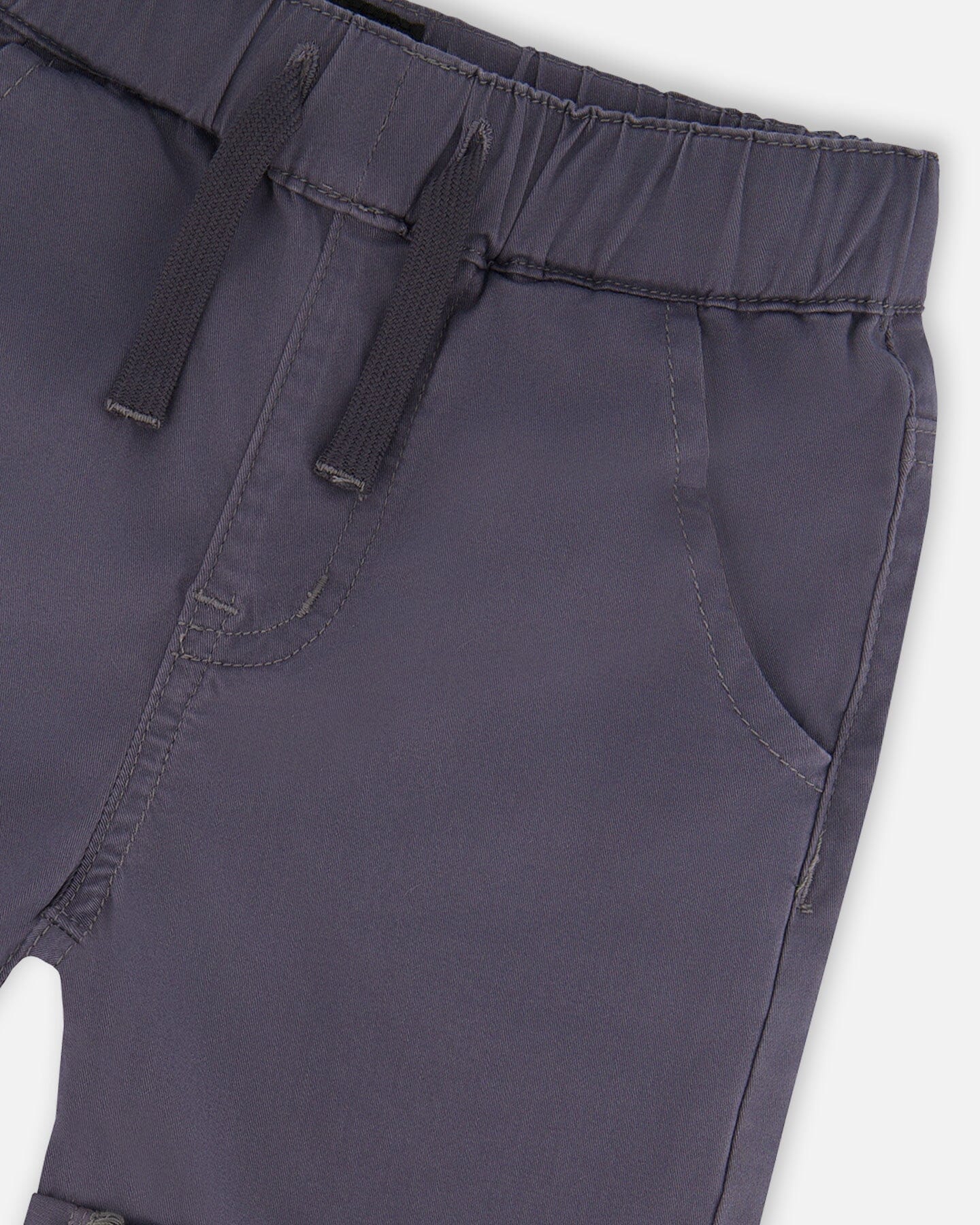 Stretch Twill Shorts Grey