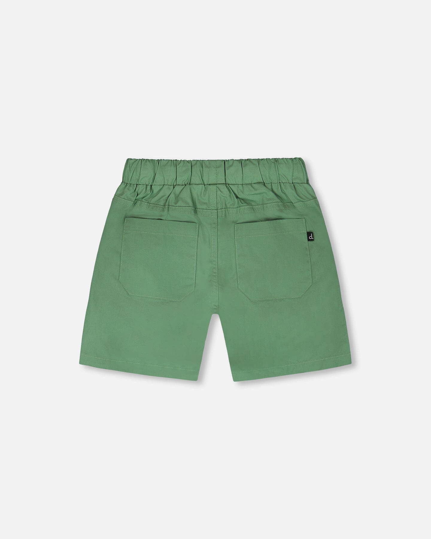 Parachute Shorts With Patch Pockets Green