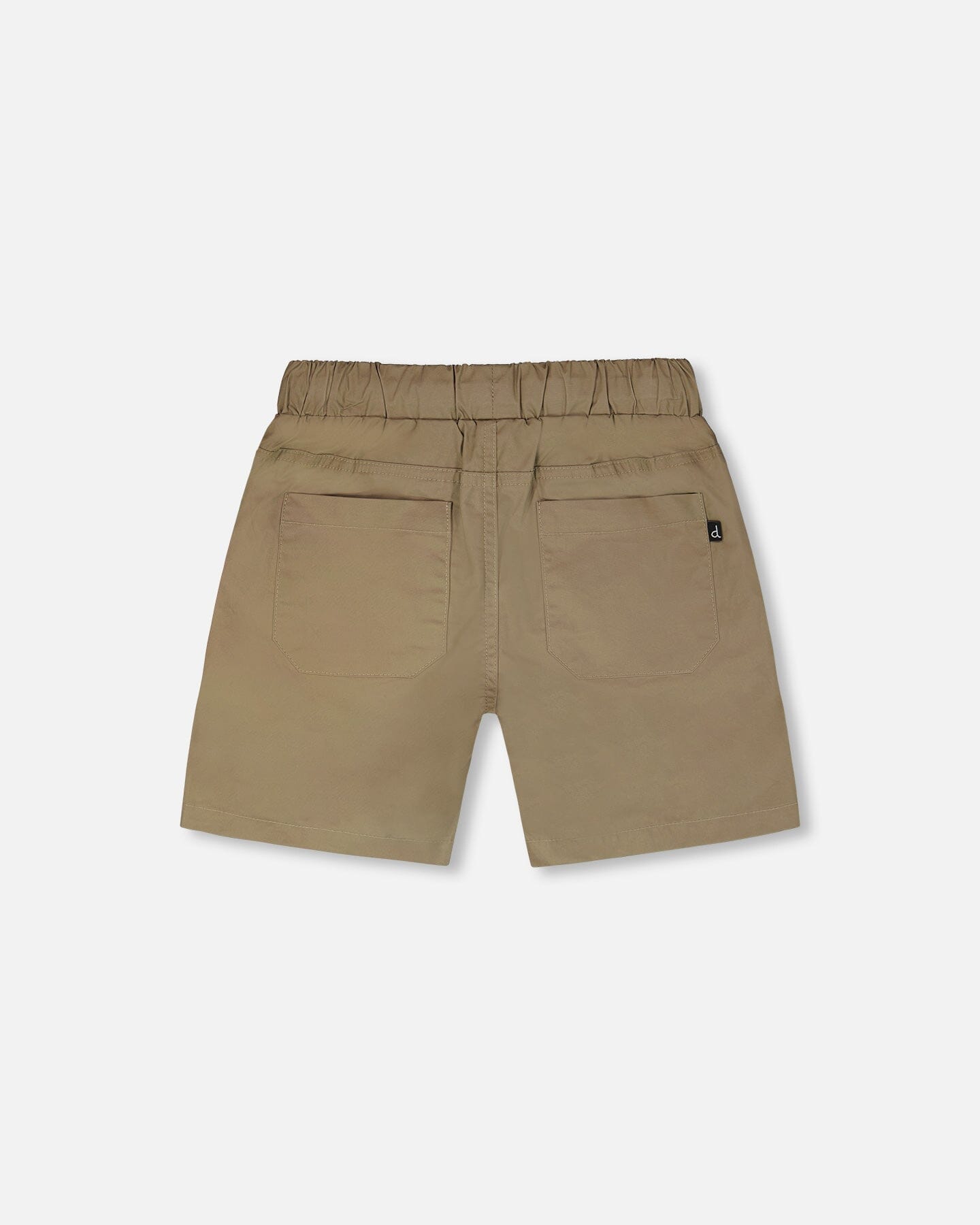 Parachute Shorts With Patch Pockets Beige