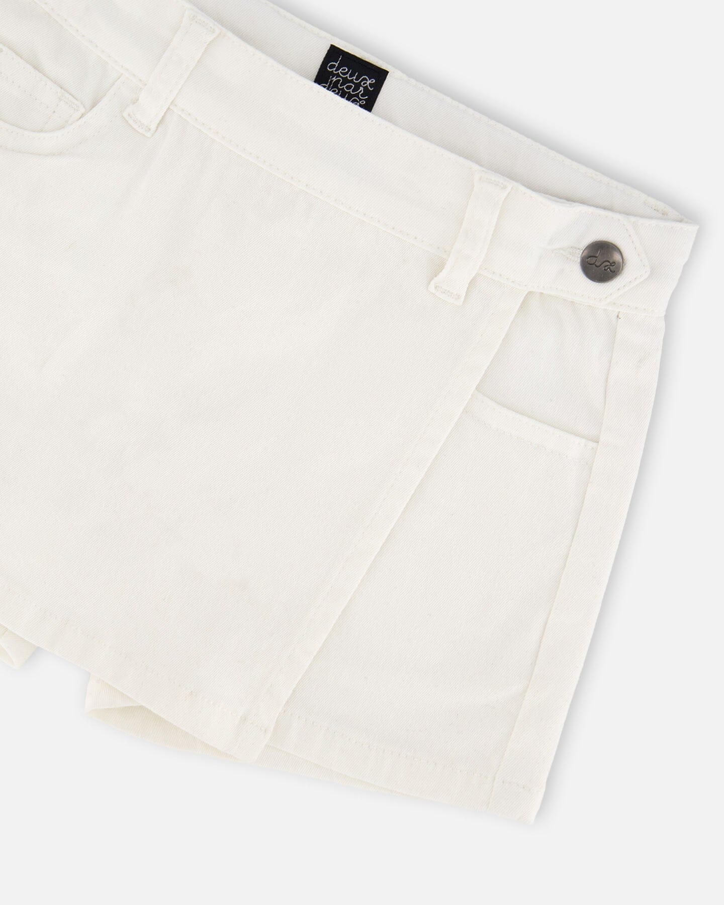 Stretch Twill Skort White