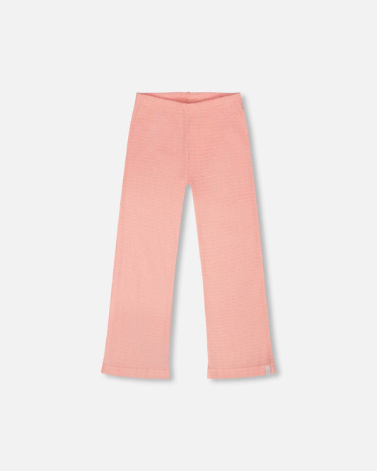 Crinkle Jersey Leggings Peach Pink