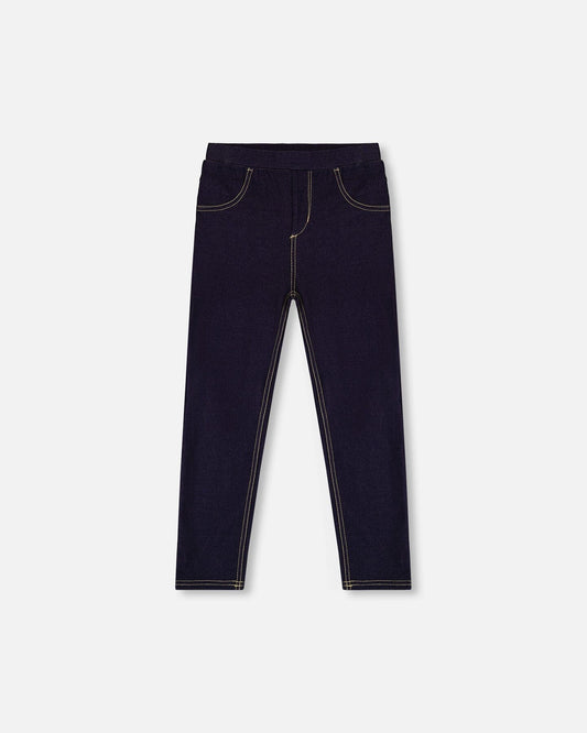 Navy Blue Denim Jeggings