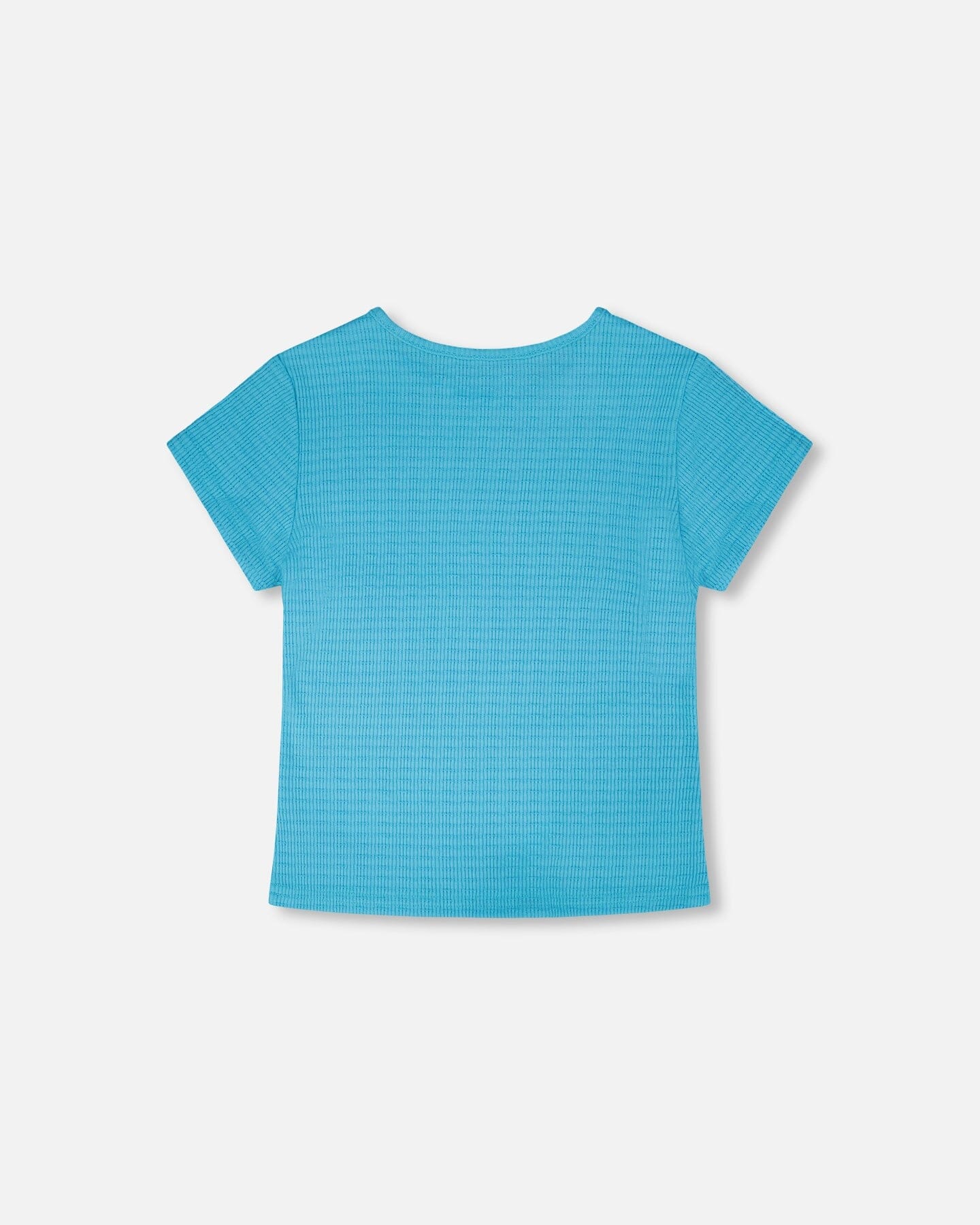 Crinkle Jersey T-Shirt Blue