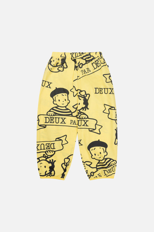 40Th Anniversary Printed Poplin Pant Honey Yellow