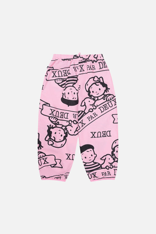 40Th Anniversary Printed Poplin Pant Soft Pink