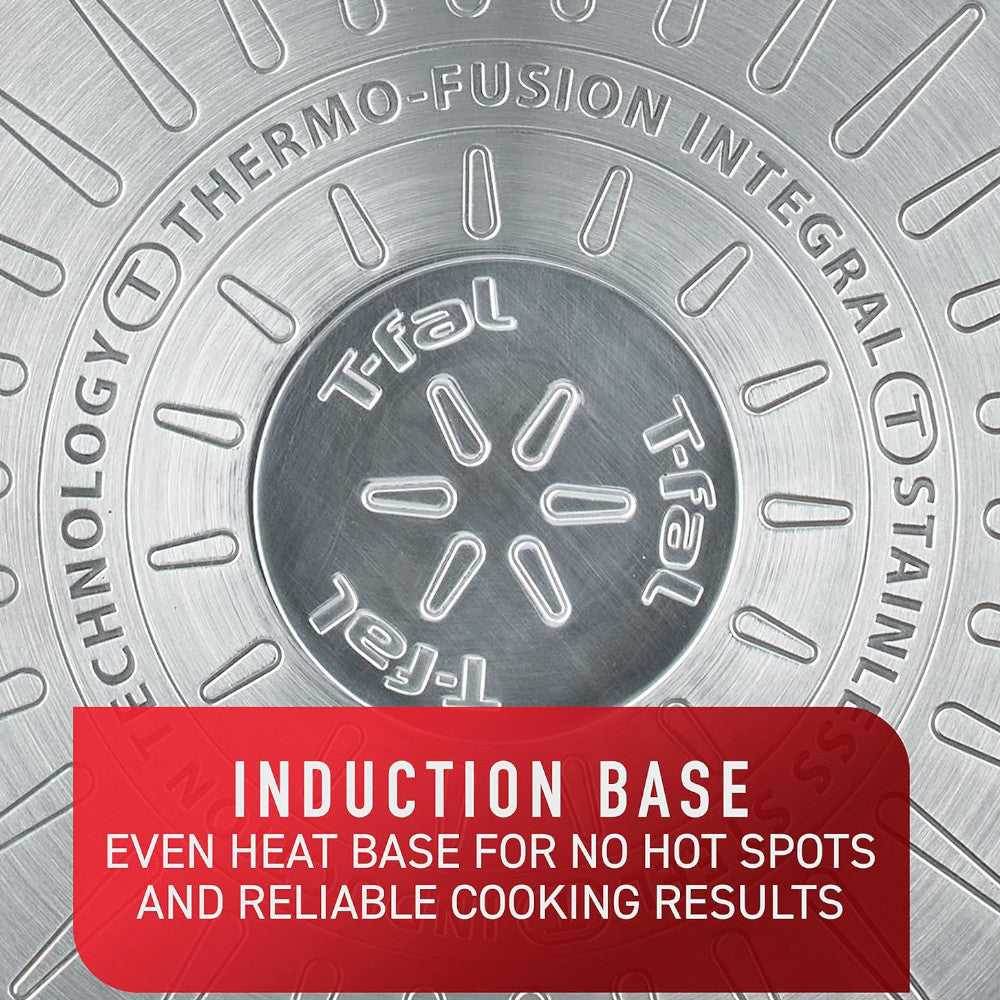 T-FAL H8680454 Platinum Stainless Steel Fry Pan 24cm