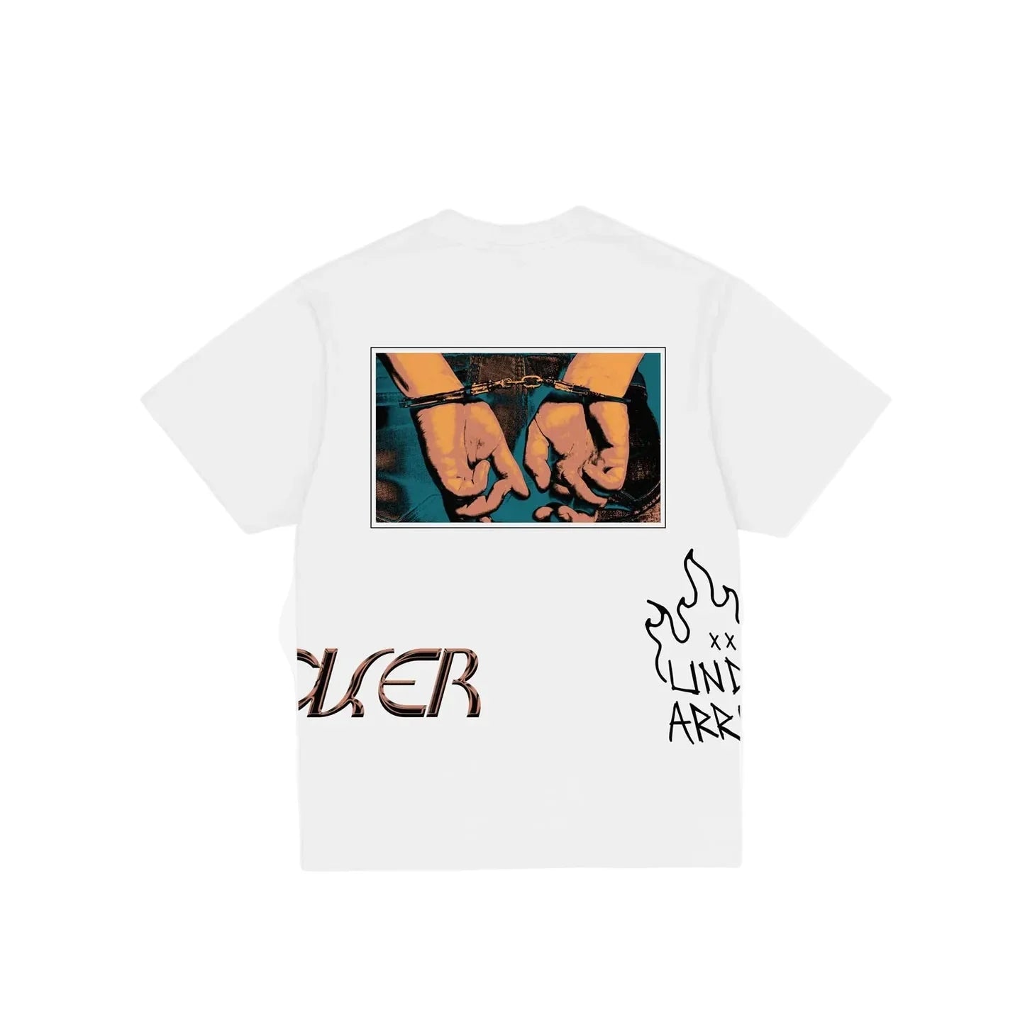Jacker 'Handcuffs' Tee - White