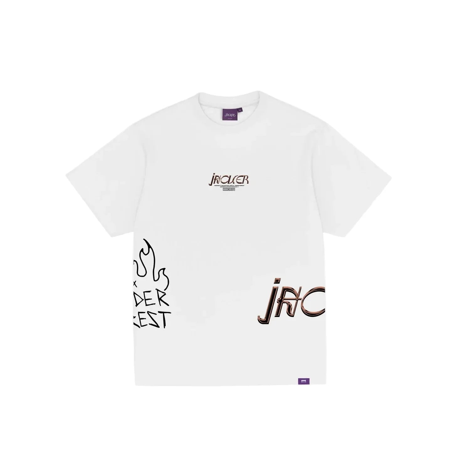 Jacker 'Handcuffs' Tee - White