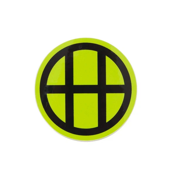 HUF 'Core Logo' Sticker - Green Lime