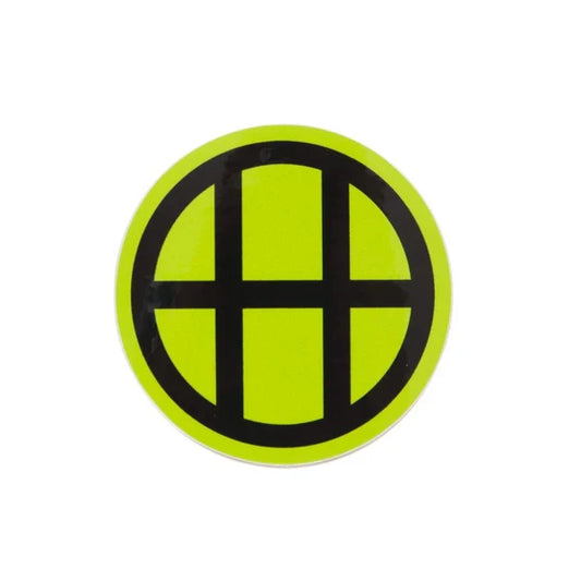 HUF 'Core Logo' Sticker - Green Lime