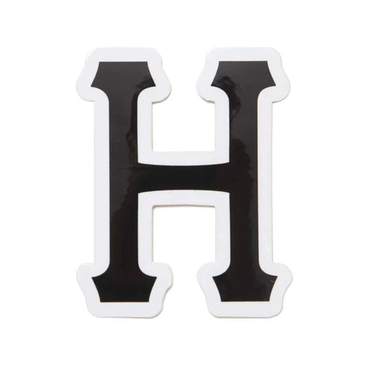 HUF 'H' Sticker - Black