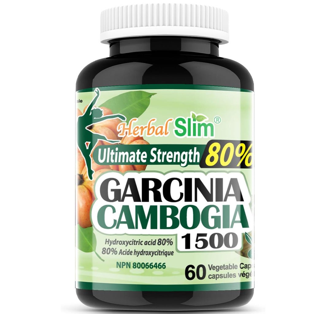 Herbal Slim ULTIMATE STRENGTH 80% GARCINIA CAMBOGIA 1500, 60 VCaps