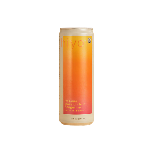 Hiyo - Seltzer fruit de la passion et mandarine