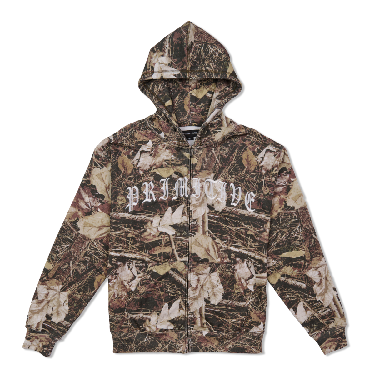 Primitive 'Shaw OG' Zip-Up Hoodie - Real Tree Camo