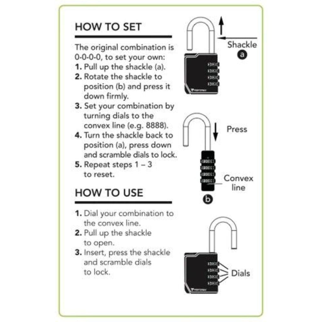 Performa DEADPOOL COMBINATION LOCK