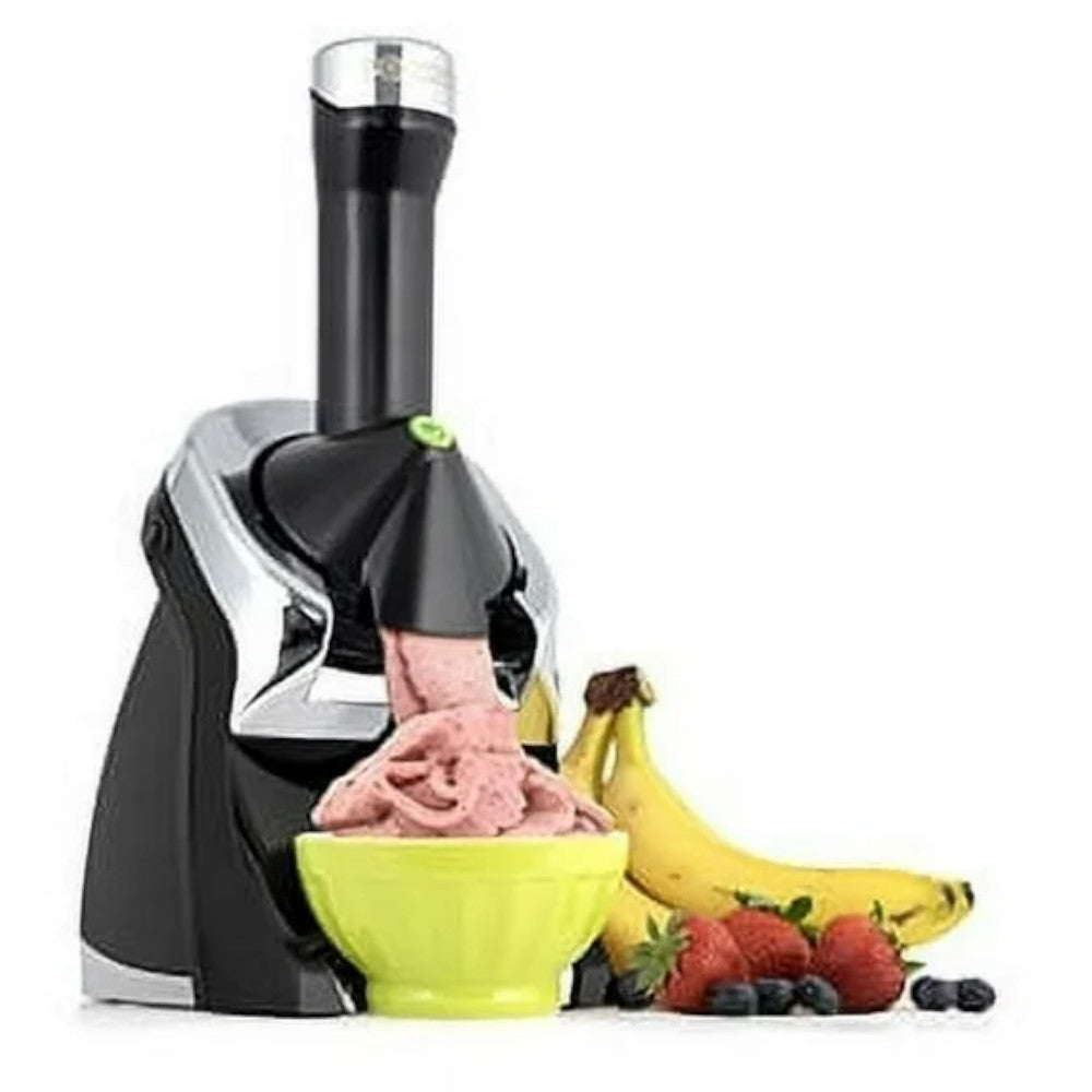 YONANAS IC0988BK22 Deluxe Vegan Non-Dairy Frozen Fruit Soft Serve Dessert Maker
