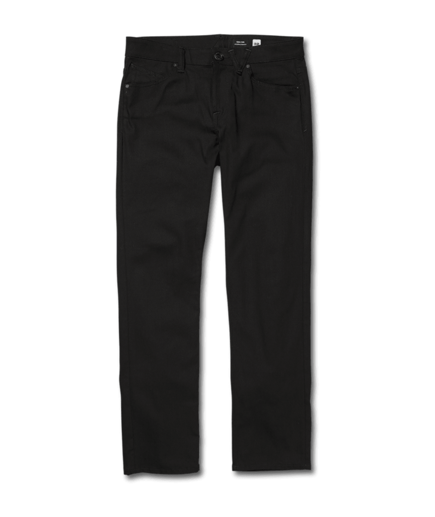 Volcom 'Solver' Jeans - Black On Black