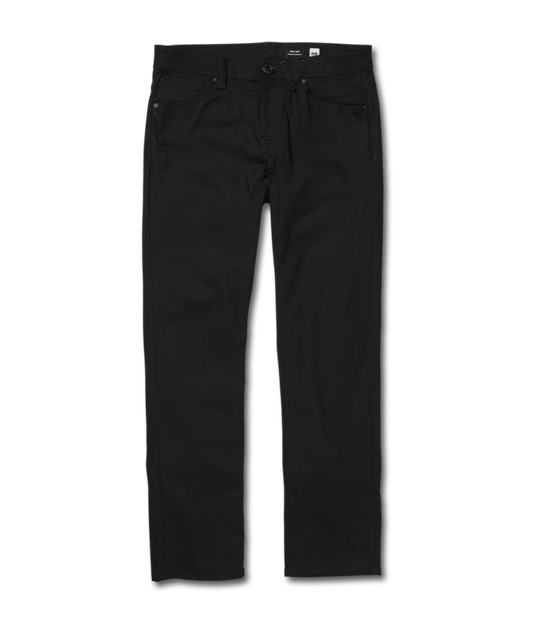 Volcom 'Solver' Jeans - Black On Black
