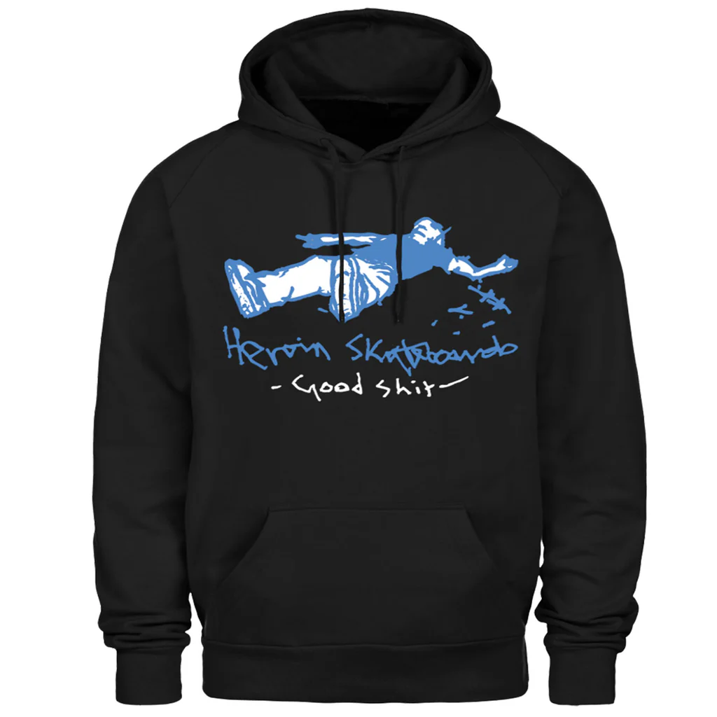 Heroin Skateboards 'Good Shit' Hoodie – Black