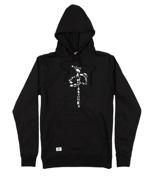 Red Dragon 'Chung National' Hoodie - Black