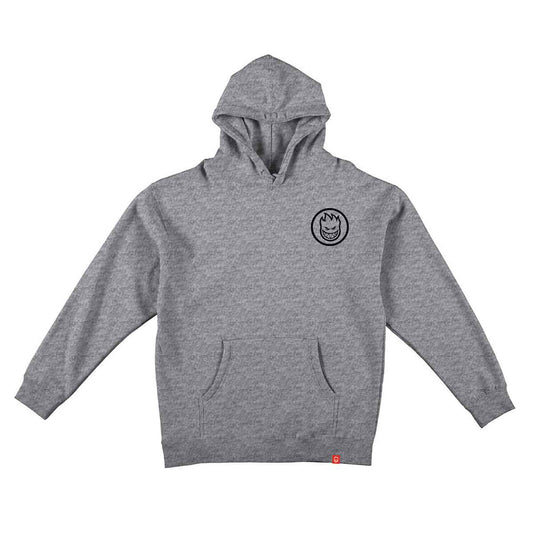 Spitfire 'Swirled Classic' Hoodie - Grey/Black