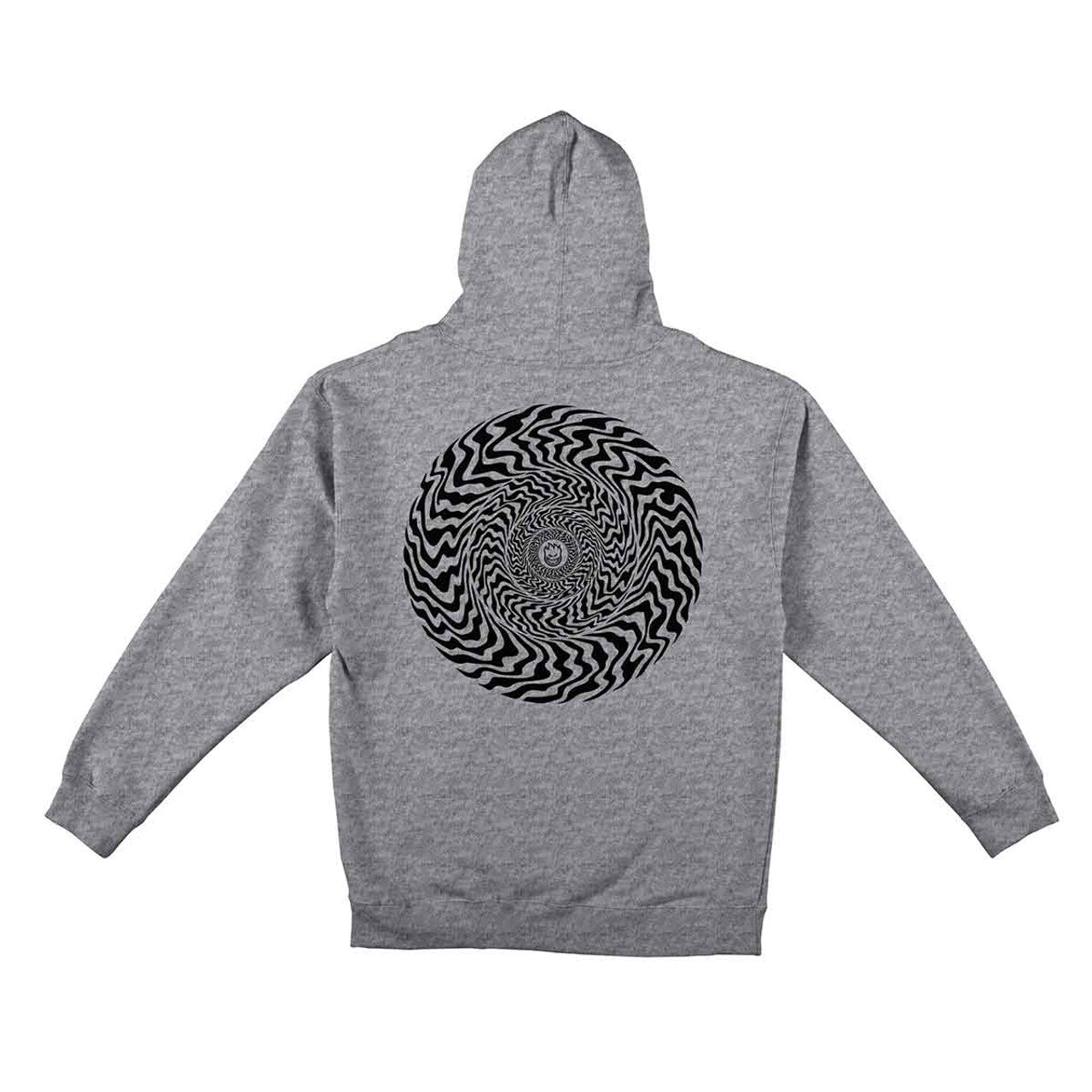 Spitfire 'Swirled Classic' Hoodie - Grey/Black