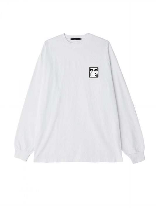 Obey 'Eyes Icon 2' L/S Tee - White