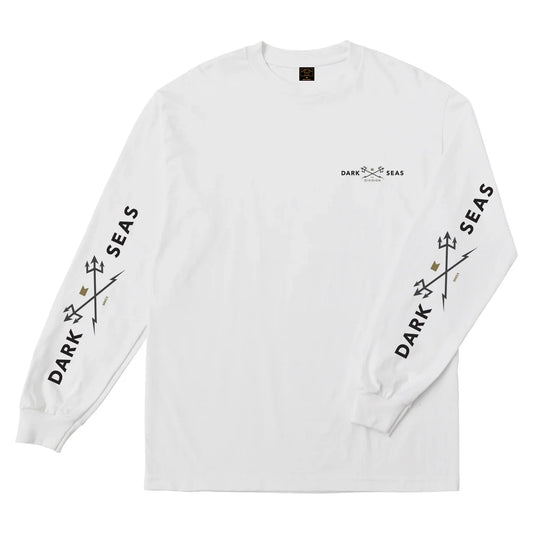 Dark Seas 'Headmaster' L/S Tee - White