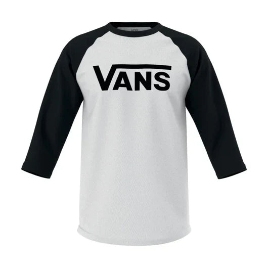 Vans 'Classic' Raglan Tee - White/Black