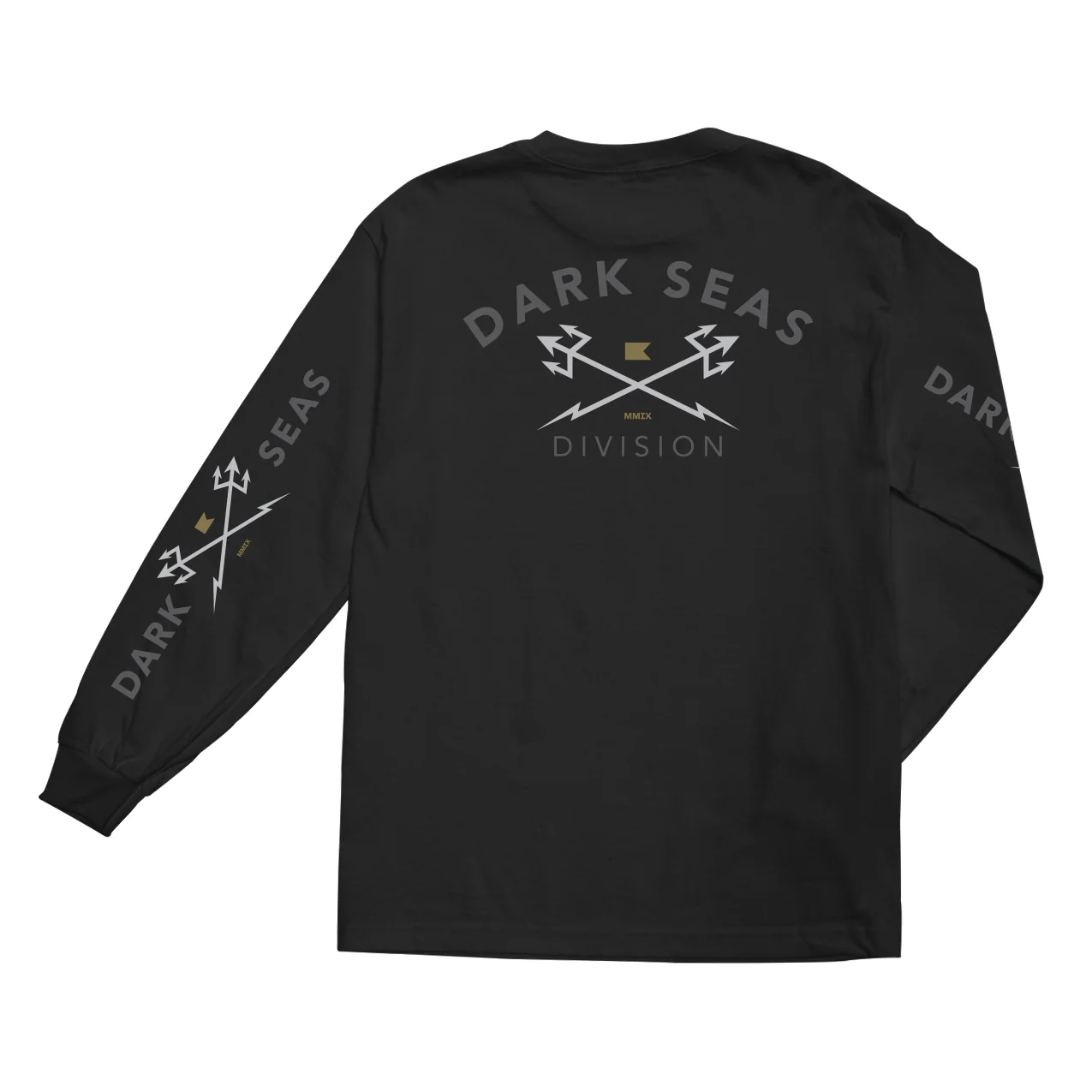 Dark Seas 'Headmaster' L/S Tee - Black