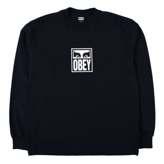 Obey 'Eyes Icon 3' L/S Tee - Black